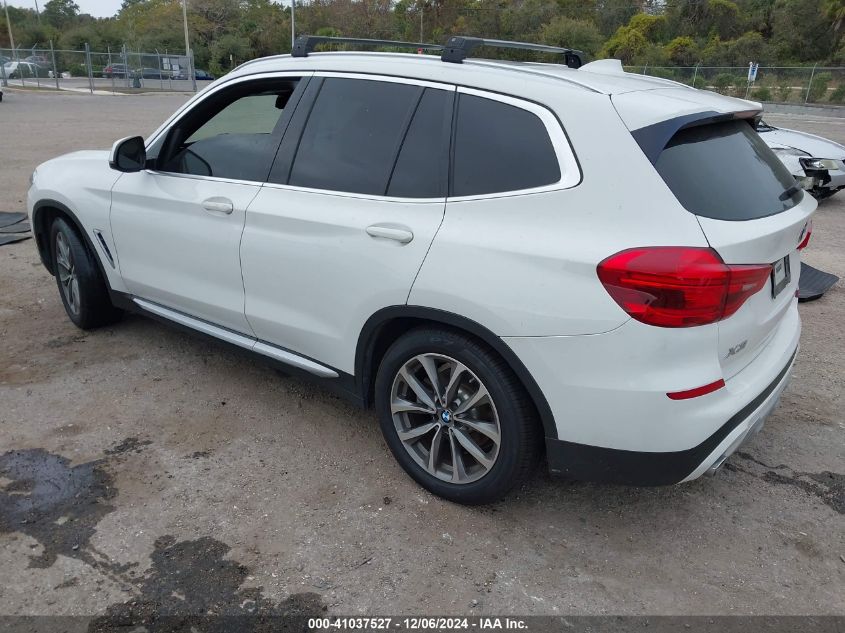 VIN 5UXTR7C50KLF24142 2019 BMW X3, Sdrive30I no.3