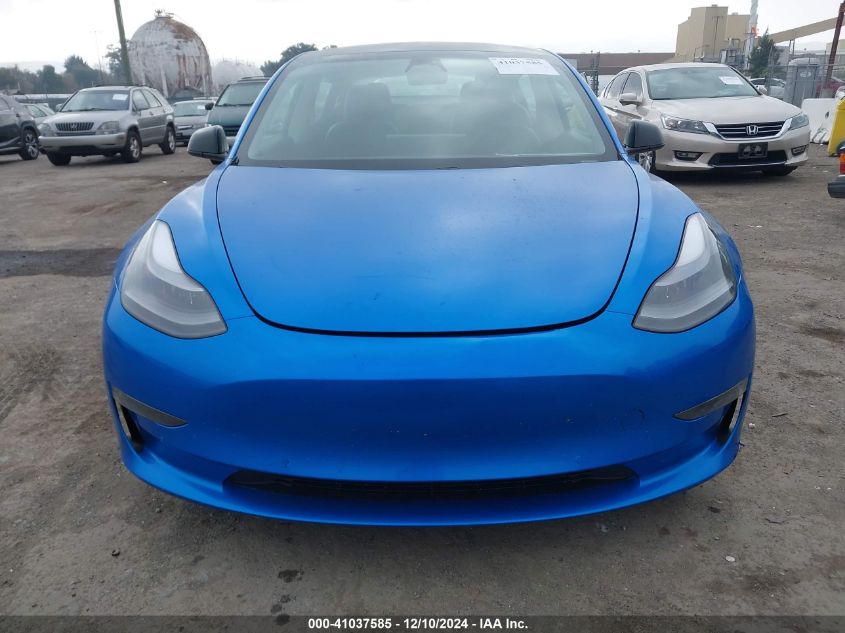 2021 Tesla Model 3 Standard Range Plus Rear-Wheel Drive VIN: 5YJ3E1EA3MF871276 Lot: 41037585