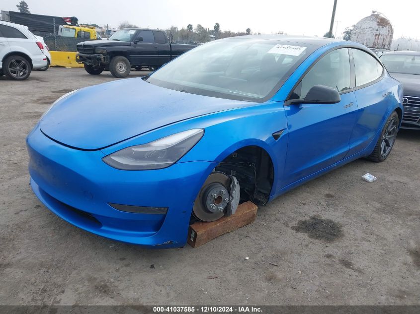 VIN 5YJ3E1EA3MF871276 2021 Tesla Model 3, Standard... no.2