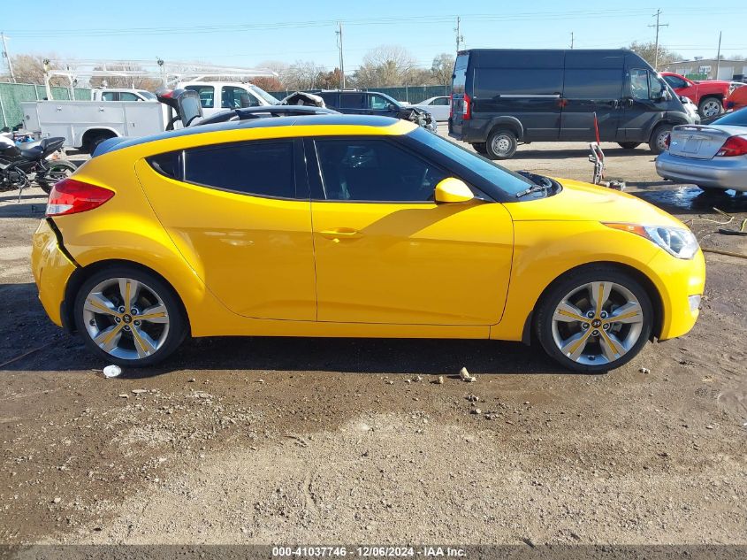 2016 Hyundai Veloster VIN: KMHTC6AD3GU278673 Lot: 41037746