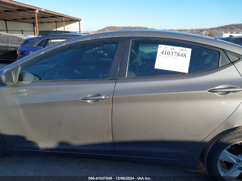 2013 Hyundai Elantra Gls VIN: 5NPDH4AE2DH295705 Lot: 41037848