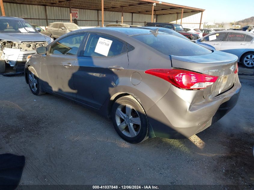 2013 Hyundai Elantra Gls VIN: 5NPDH4AE2DH295705 Lot: 41037848