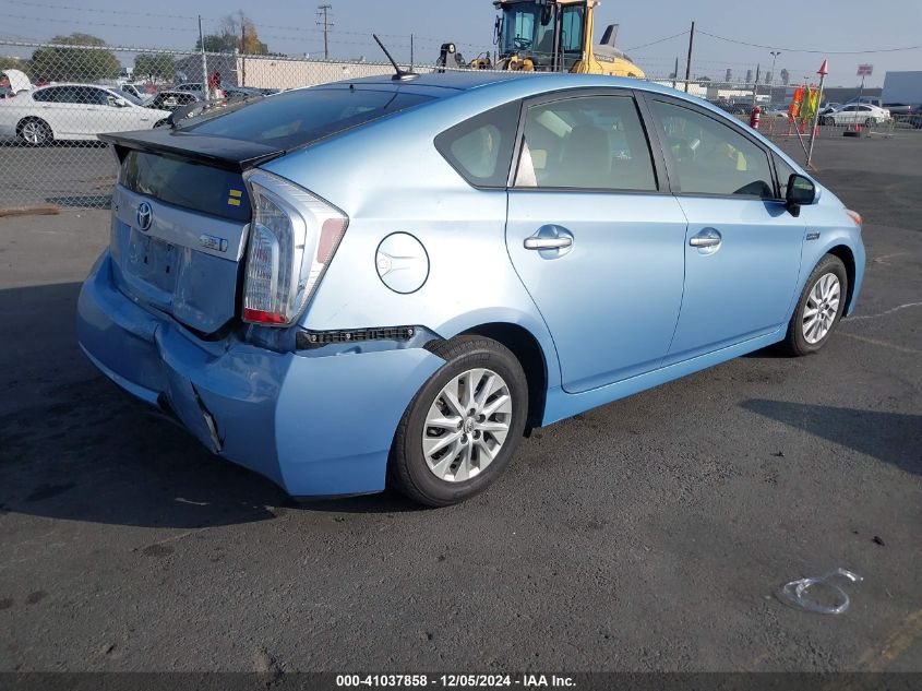 VIN JTDKN3DP8E3054154 2014 Toyota Prius, Plug-In no.4