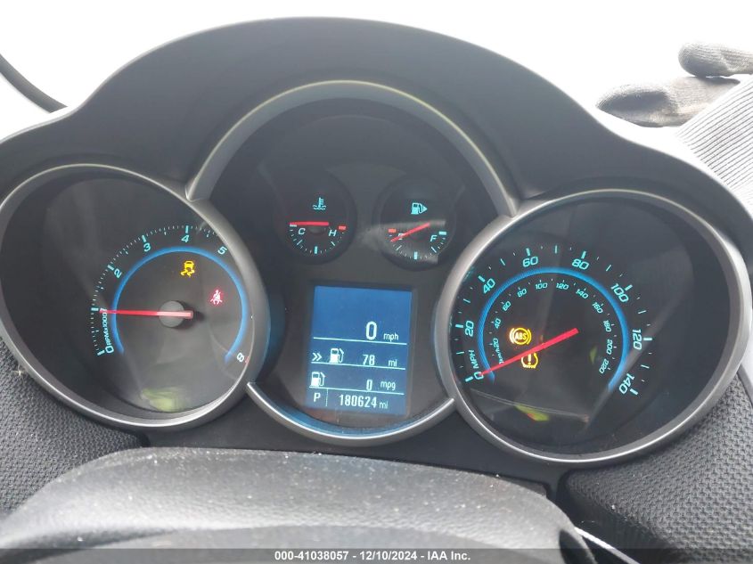 2012 Chevrolet Cruze Lt VIN: 1G1PE5SCXC7346968 Lot: 43372420