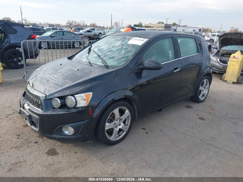 VIN 1G1JE6SB9D4222857 2013 Chevrolet Sonic, Ltz Auto no.2