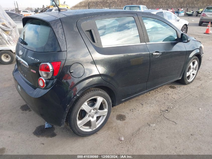 VIN 1G1JE6SB9D4222857 2013 Chevrolet Sonic, Ltz Auto no.4