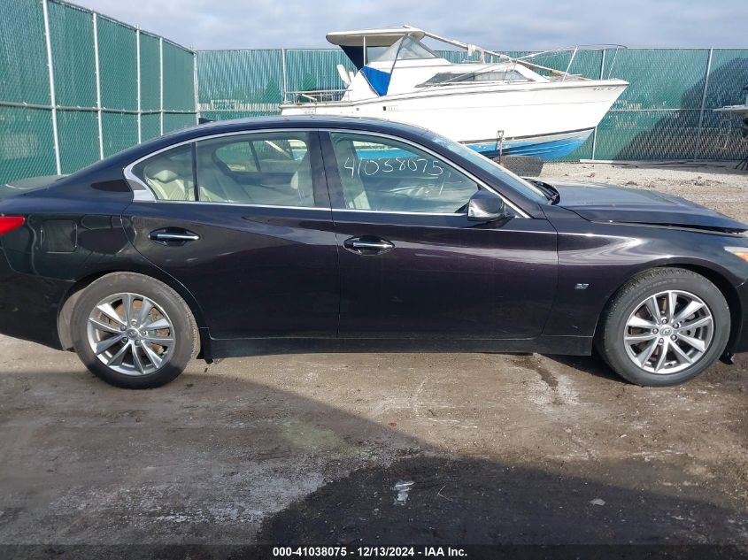 VIN JN1BV7AR9EM688552 2014 Infiniti Q50, Premium no.13