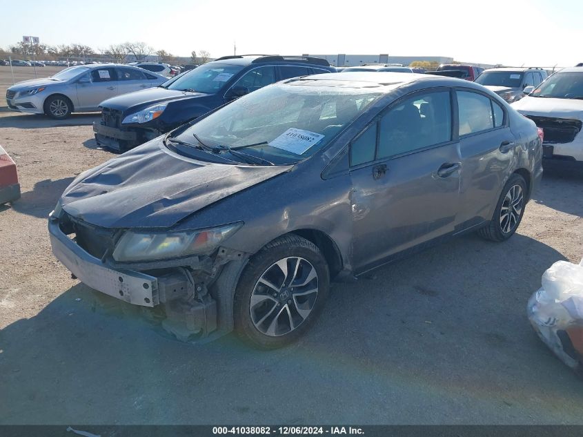 VIN 19XFB2F80DE050407 2013 Honda Civic, EX no.2