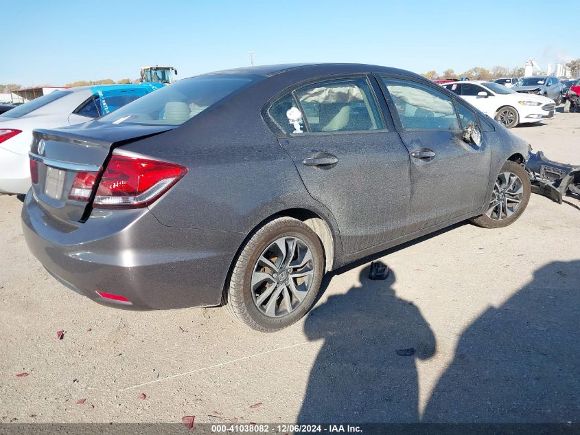 VIN 19XFB2F80DE050407 2013 Honda Civic, EX no.4