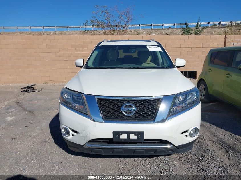 2015 Nissan Pathfinder Sl VIN: 5N1AR2MN4FC626925 Lot: 41038083