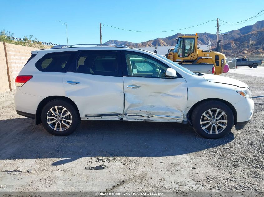 2015 Nissan Pathfinder Sl VIN: 5N1AR2MN4FC626925 Lot: 41038083