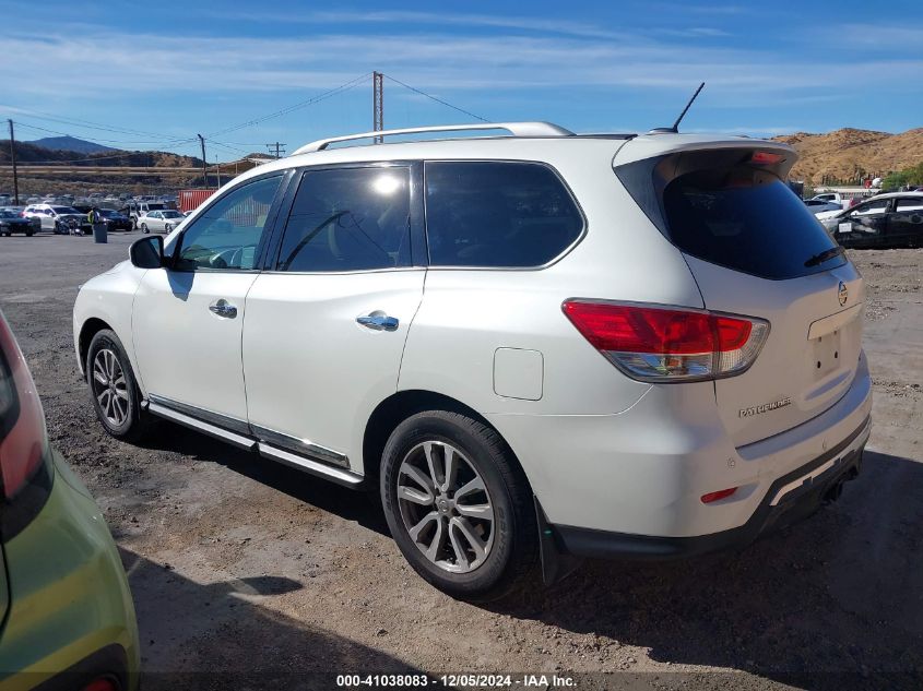 2015 Nissan Pathfinder Sl VIN: 5N1AR2MN4FC626925 Lot: 41038083