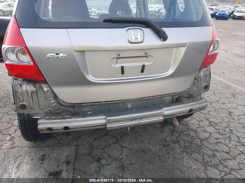 2007 Honda Fit Sport VIN: JHMGD38617S066664 Lot: 41038175