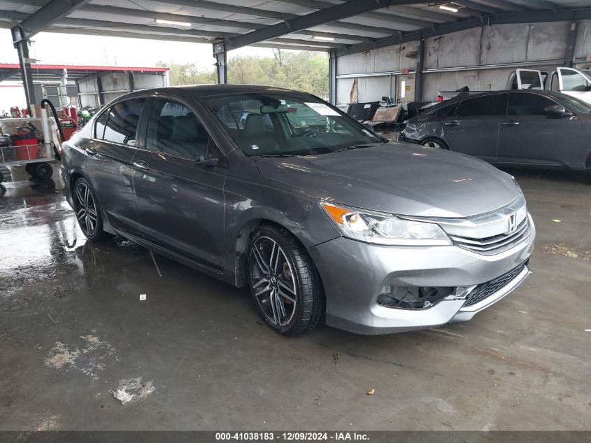 VIN 1HGCR2F50GA164792 2016 Honda Accord, Sport no.1