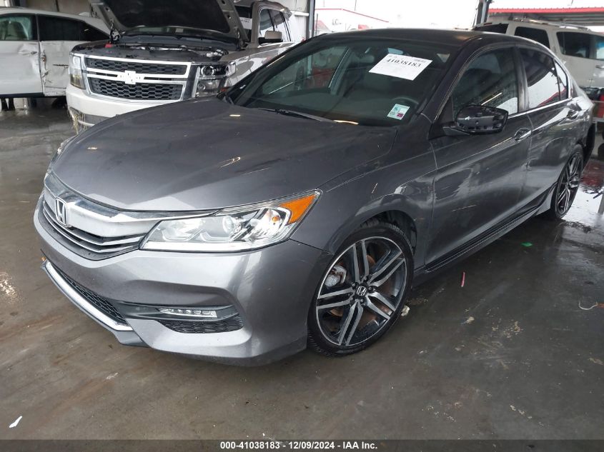 VIN 1HGCR2F50GA164792 2016 Honda Accord, Sport no.2