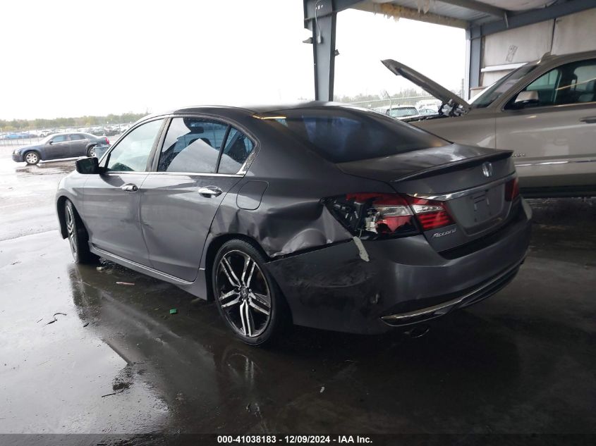 VIN 1HGCR2F50GA164792 2016 Honda Accord, Sport no.3