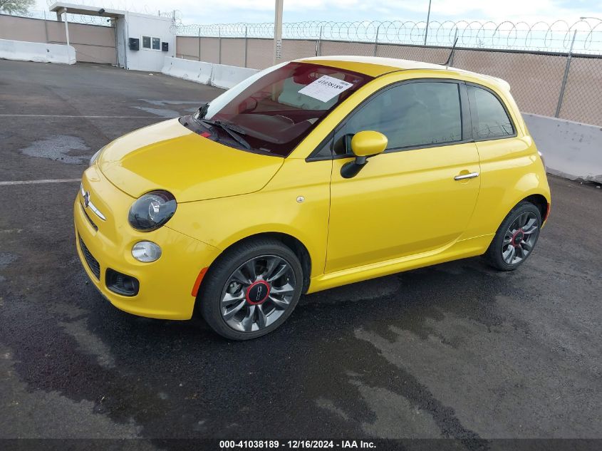 VIN 3C3CFFKR3HT600797 2017 FIAT 500 no.2