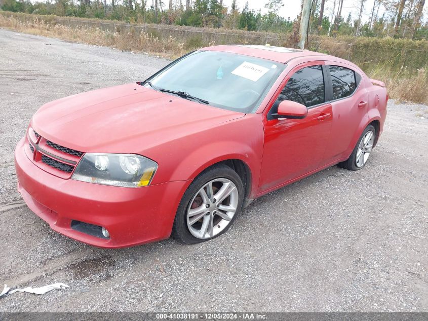 VIN 1C3CDZCB3EN109568 2014 DODGE AVENGER no.2