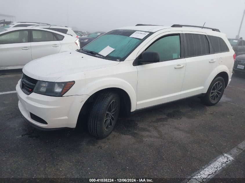 VIN 3C4PDCAB6JT383967 2018 Dodge Journey, SE no.2