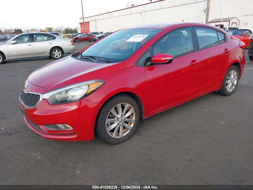 2016 Kia Forte Lx VIN: KNAFX4A62G5455281 Lot: 41038229