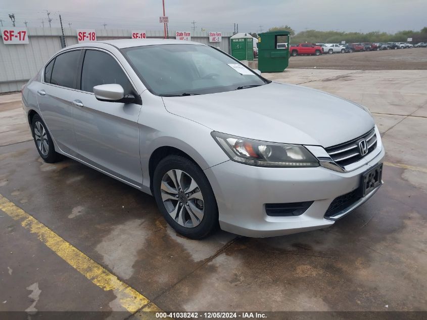 VIN 1HGCR2F36DA170557 2013 Honda Accord, LX no.1