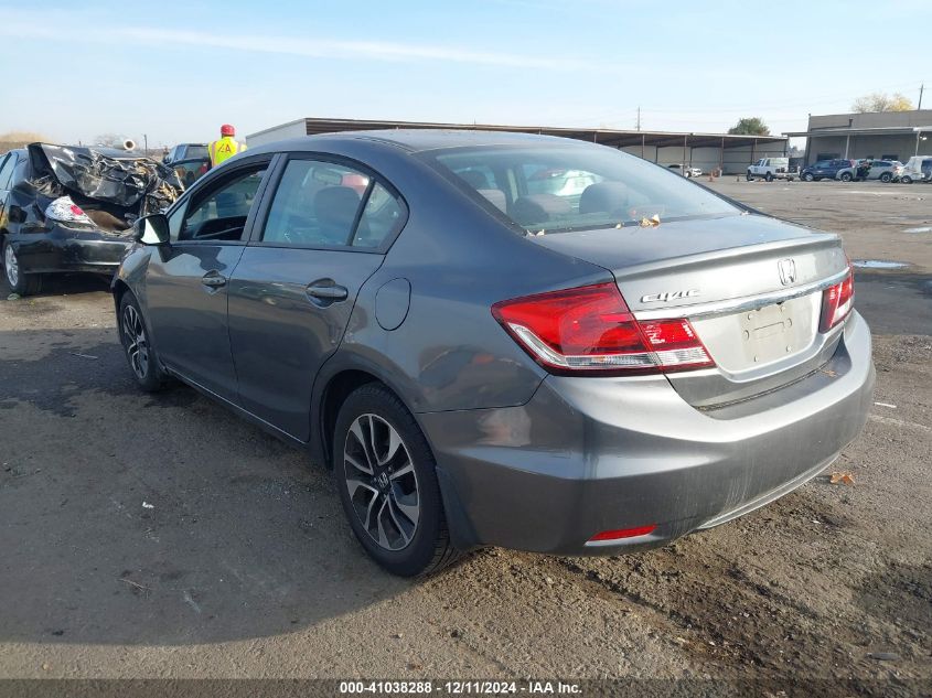 VIN 19XFB2F82DE270986 2013 Honda Civic, EX no.3