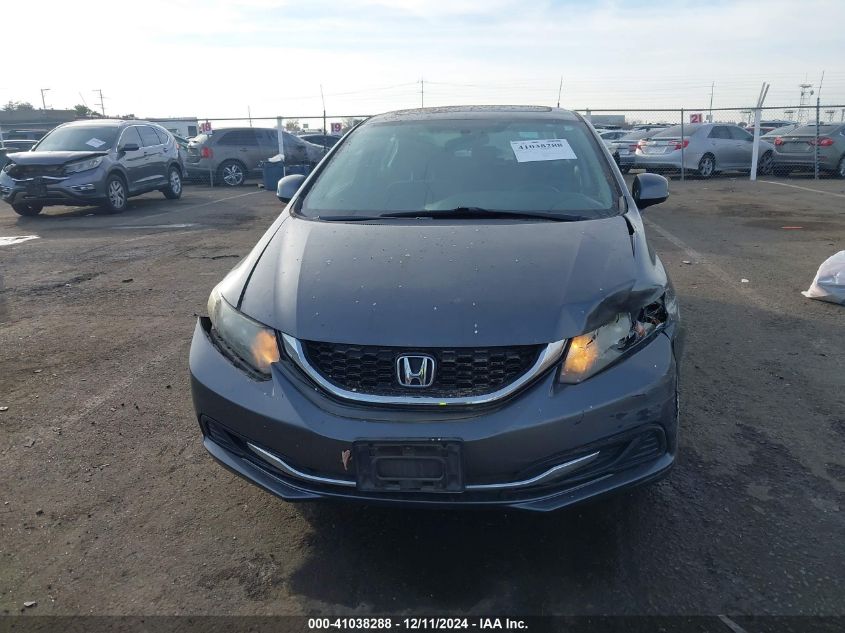 VIN 19XFB2F82DE270986 2013 Honda Civic, EX no.6