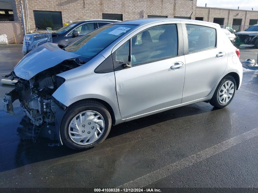 VIN VNKKTUD32FA019672 2015 Toyota Yaris, L no.2