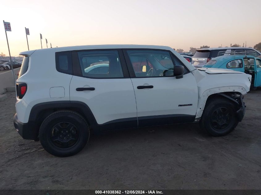 VIN ZACCJAAT2FPB46069 2015 Jeep Renegade, Sport no.14