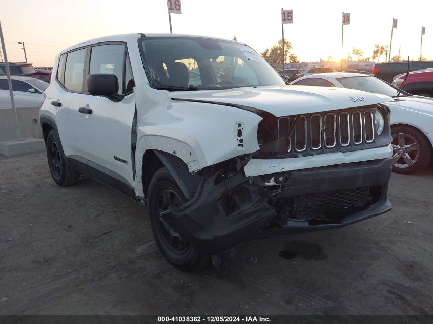 VIN ZACCJAAT2FPB46069 2015 Jeep Renegade, Sport no.1