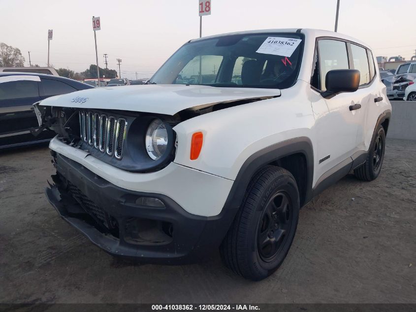 VIN ZACCJAAT2FPB46069 2015 Jeep Renegade, Sport no.2