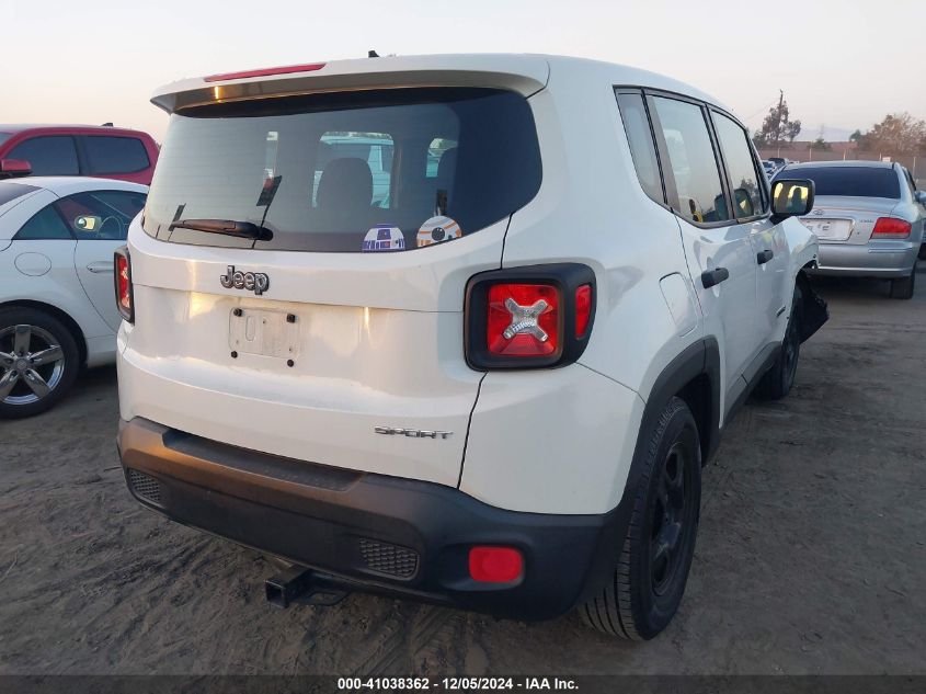 VIN ZACCJAAT2FPB46069 2015 Jeep Renegade, Sport no.4