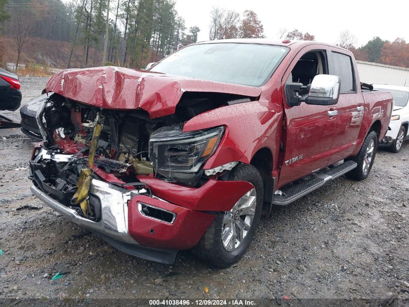 2021 Nissan Titan Sl 4X4 VIN: 1N6AA1ED9MN510422 Lot: 41038496