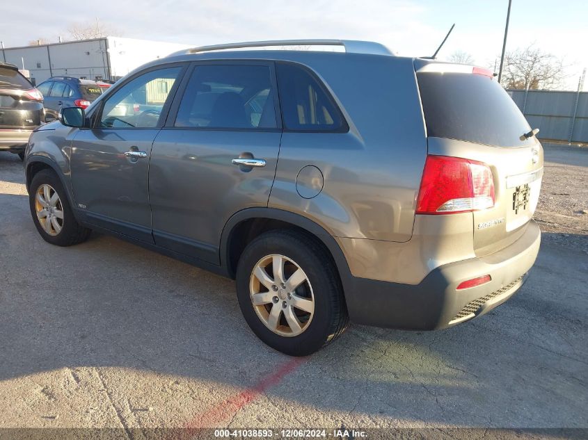 VIN 5XYKTDA27DG403920 2013 KIA Sorento, Lx V6 no.3