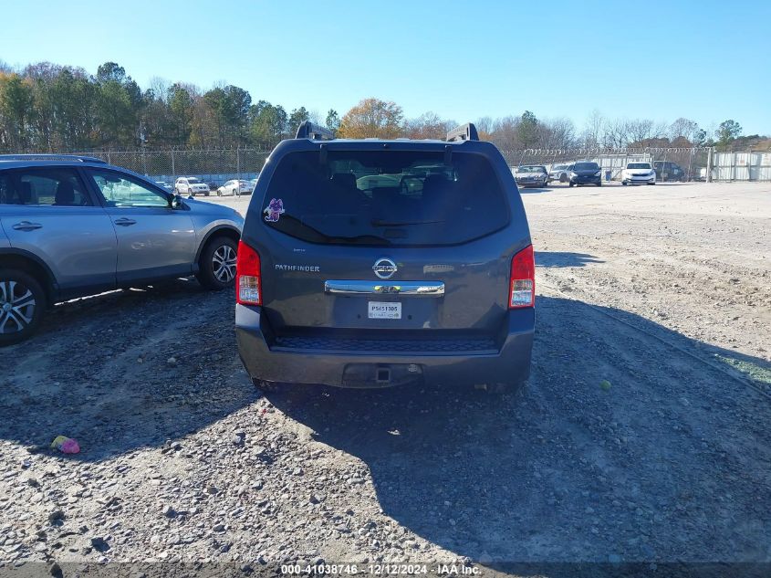 2012 Nissan Pathfinder Sv VIN: 5N1AR1NN8CC609341 Lot: 41038746