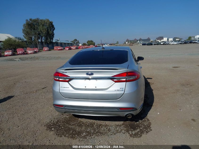 VIN 3FA6P0LU3JR219840 2018 Ford Fusion, Hybrid SE no.17