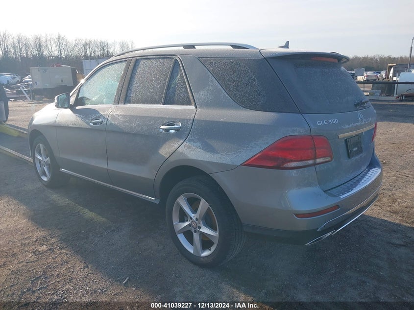 Vin: 4jgda5hb9ga753494, lot: 41529172, mercedes-benz gle 350 4matic 20163