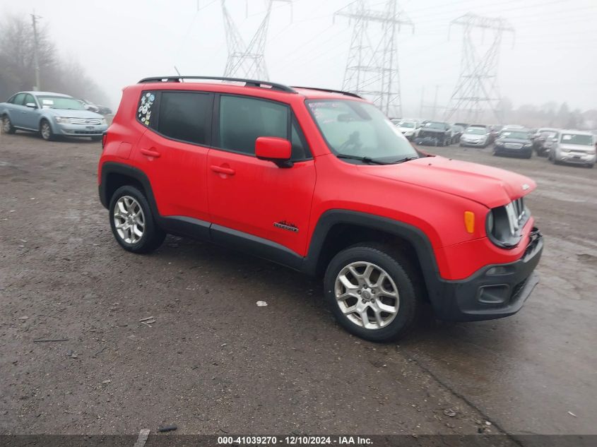 VIN ZACCJBBB4HPF33611 2017 Jeep Renegade, Latitude 4X4 no.1