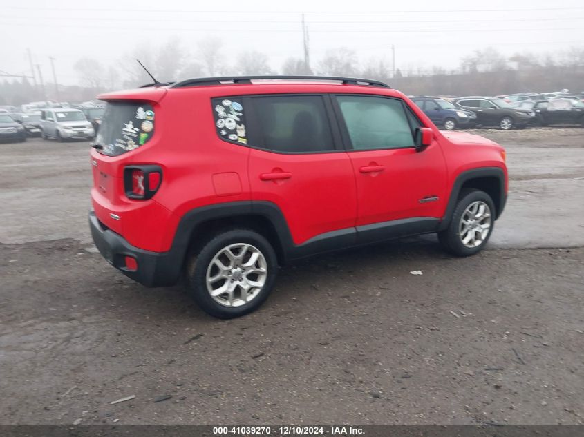 VIN ZACCJBBB4HPF33611 2017 Jeep Renegade, Latitude 4X4 no.4