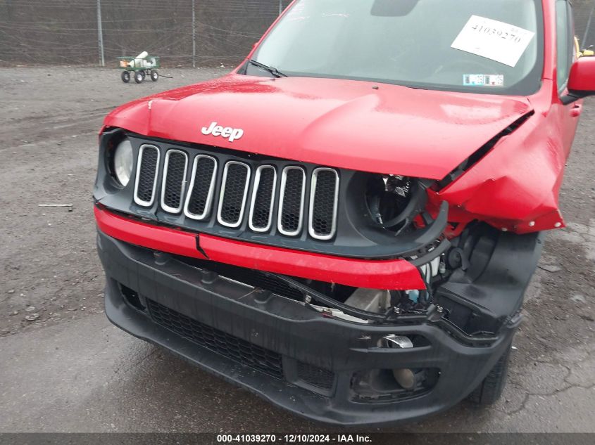 VIN ZACCJBBB4HPF33611 2017 Jeep Renegade, Latitude 4X4 no.6