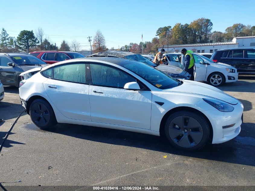 2023 Tesla Model 3 Rear-Wheel Drive VIN: 5YJ3E1EA3PF486823 Lot: 41039416