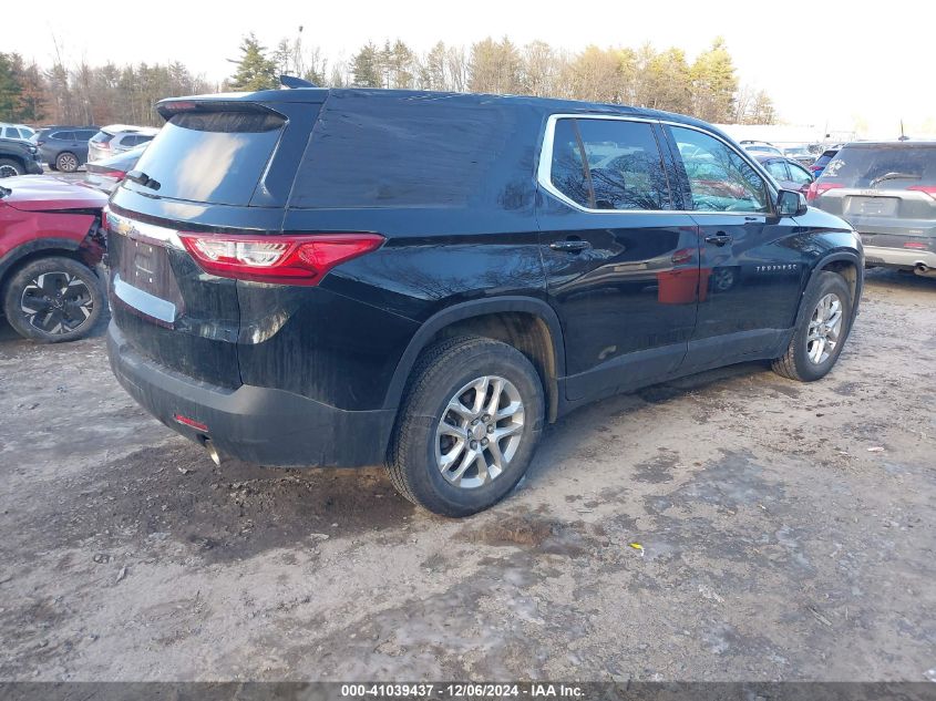 VIN 1GNEVFKW2LJ252057 2020 Chevrolet Traverse, Awd Ls no.4