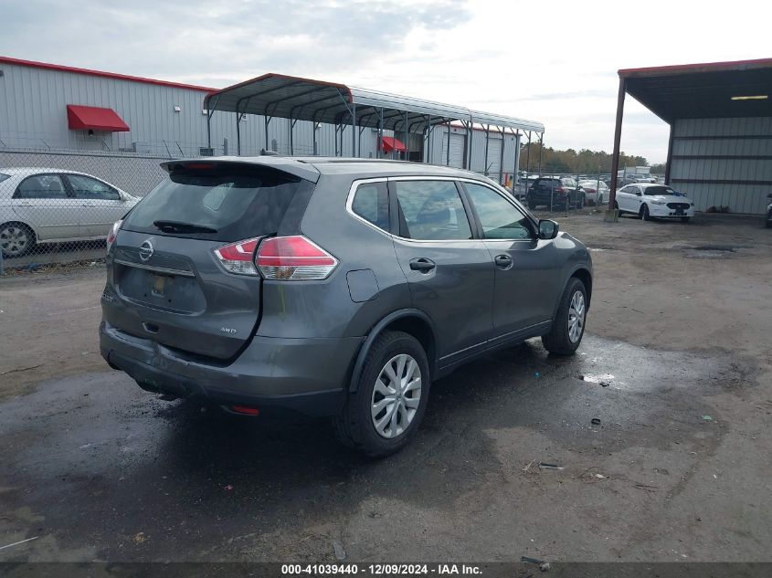 VIN JN8AT2MV1GW153916 2016 Nissan Rogue, S no.4