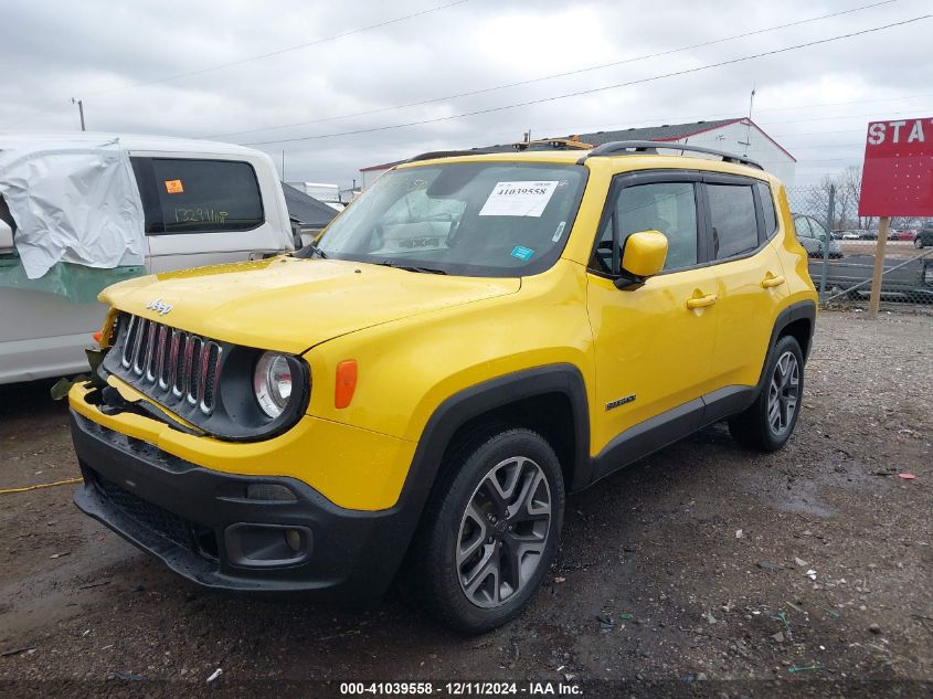 VIN ZACCJBBB1HPG10385 2017 Jeep Renegade, Latitude 4X4 no.2