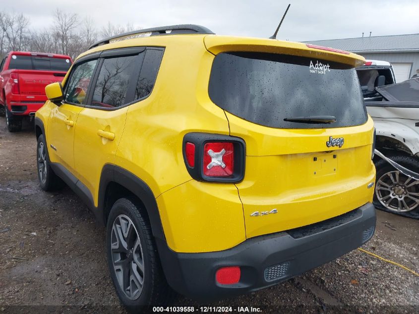 VIN ZACCJBBB1HPG10385 2017 Jeep Renegade, Latitude 4X4 no.3