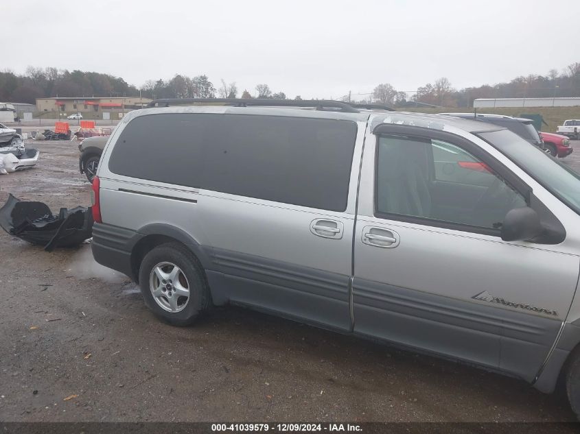 2002 Pontiac Montana M16 W/1Se Pkg. VIN: 1GMDX13E42D323291 Lot: 41039579