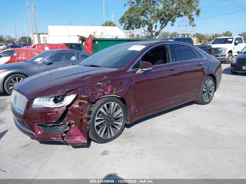 VIN 3LN6L5F94JR619430 2018 LINCOLN MKZ no.2