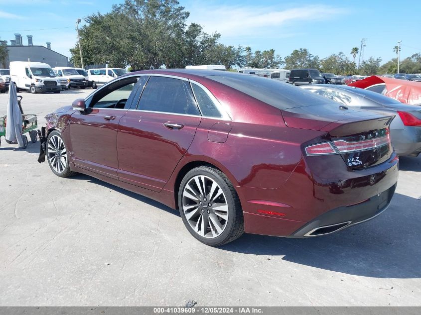 VIN 3LN6L5F94JR619430 2018 LINCOLN MKZ no.3