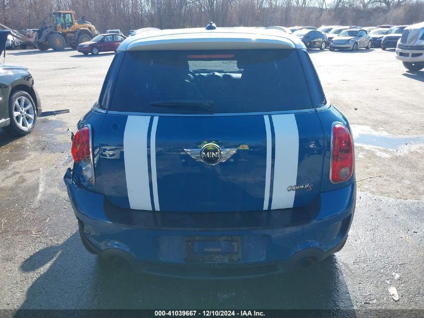 2011 Mini Cooper S Countryman VIN: WMWZC5C57BWL54582 Lot: 41039667