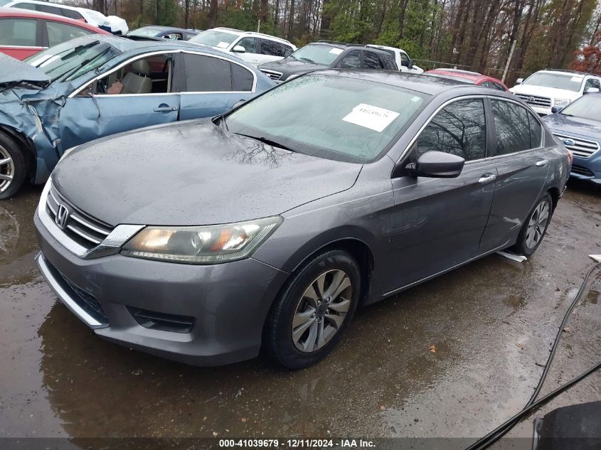 VIN 1HGCR2F34EA223404 2014 Honda Accord, LX no.2